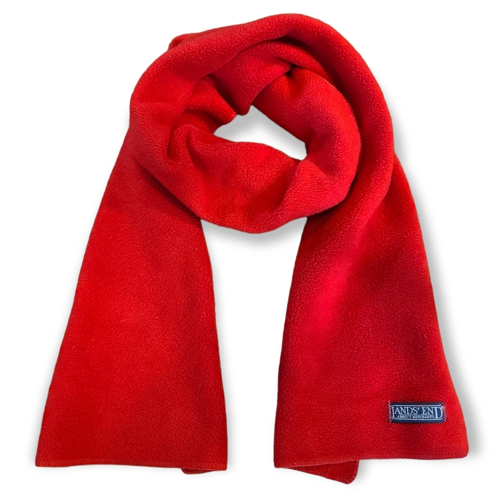Lands' End Red Scarf